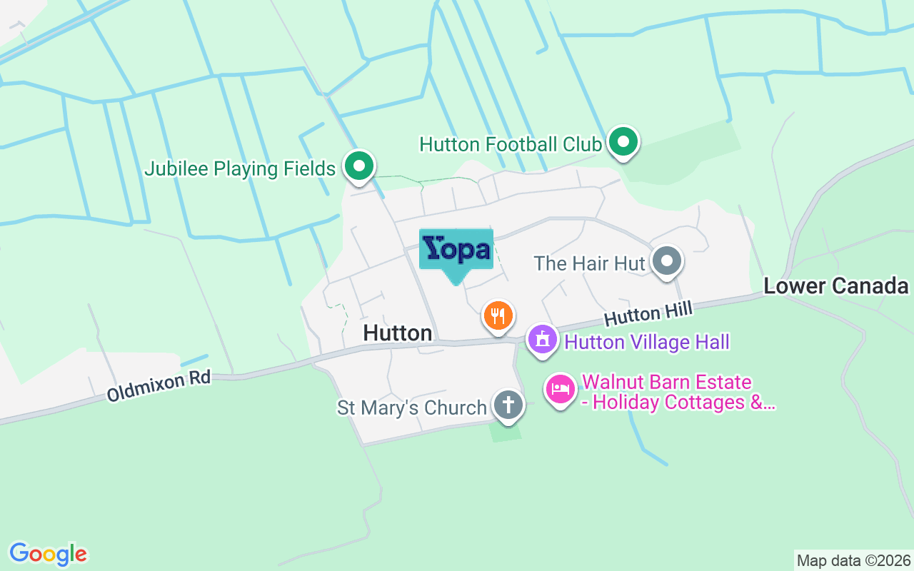 Map showing the location of BS24 9RH