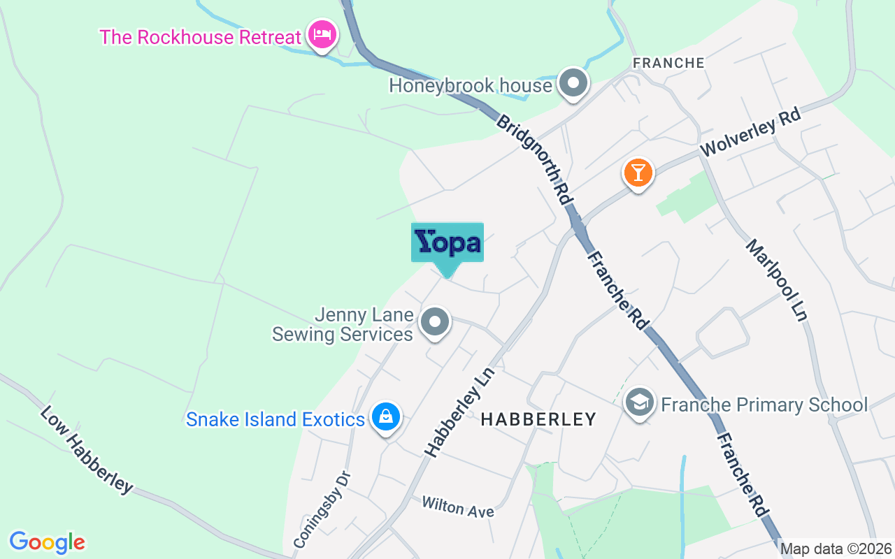 Map showing the location of DY11 5LN