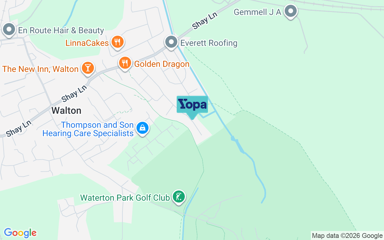 Map showing the location of WF2 6LL