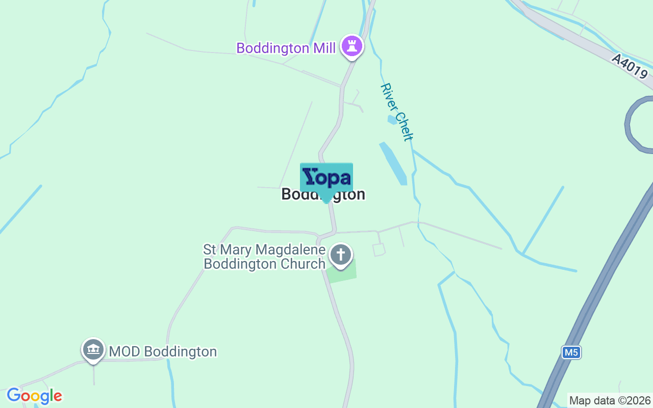 Map showing the location of GL51 0TJ