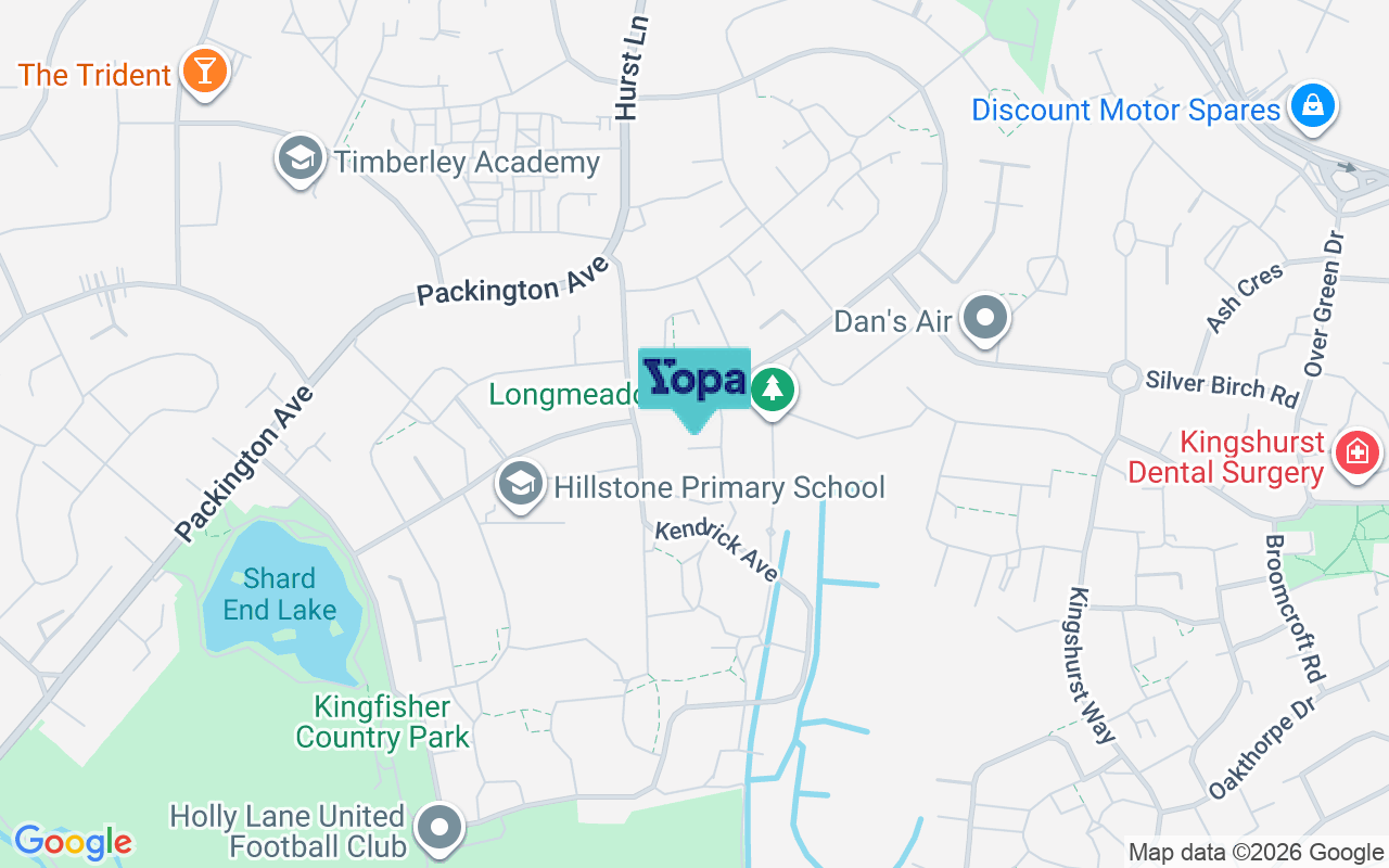 Map showing the location of B34 7NR