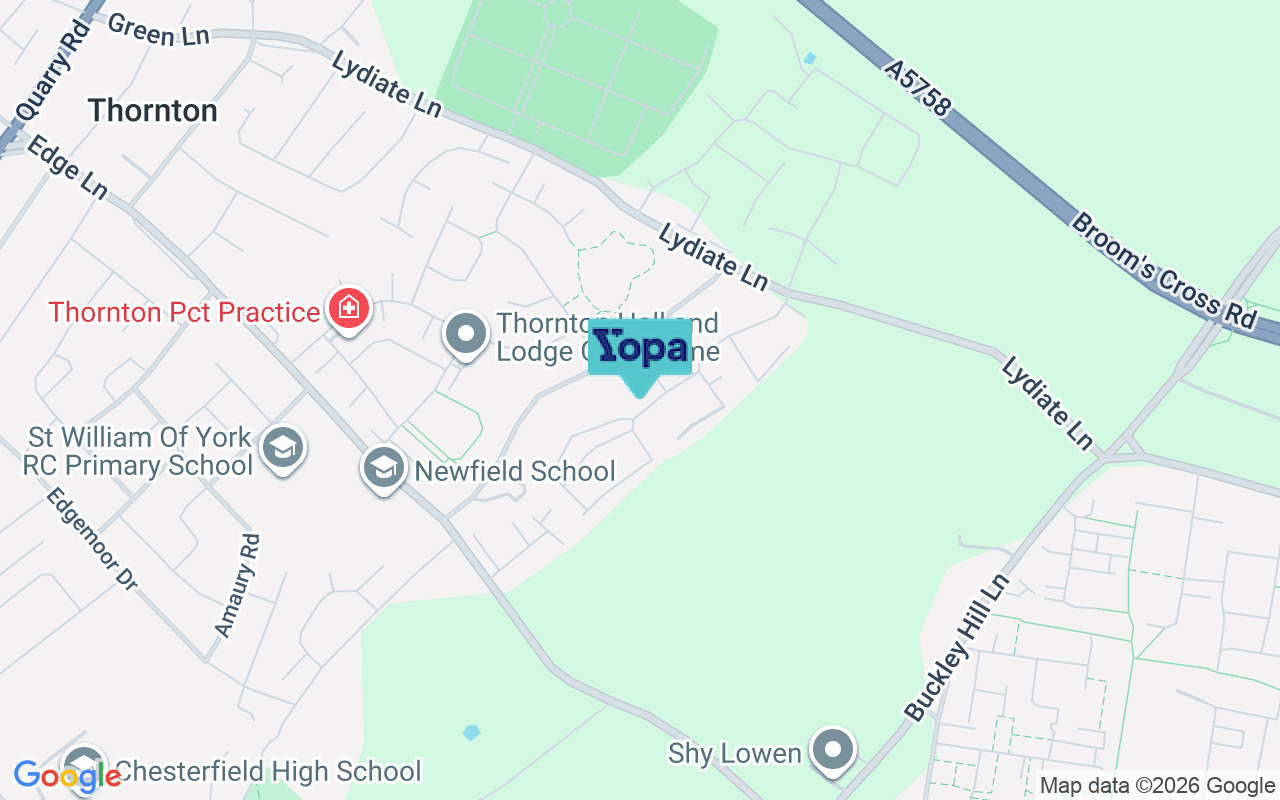 Map showing the location of L23 1AF