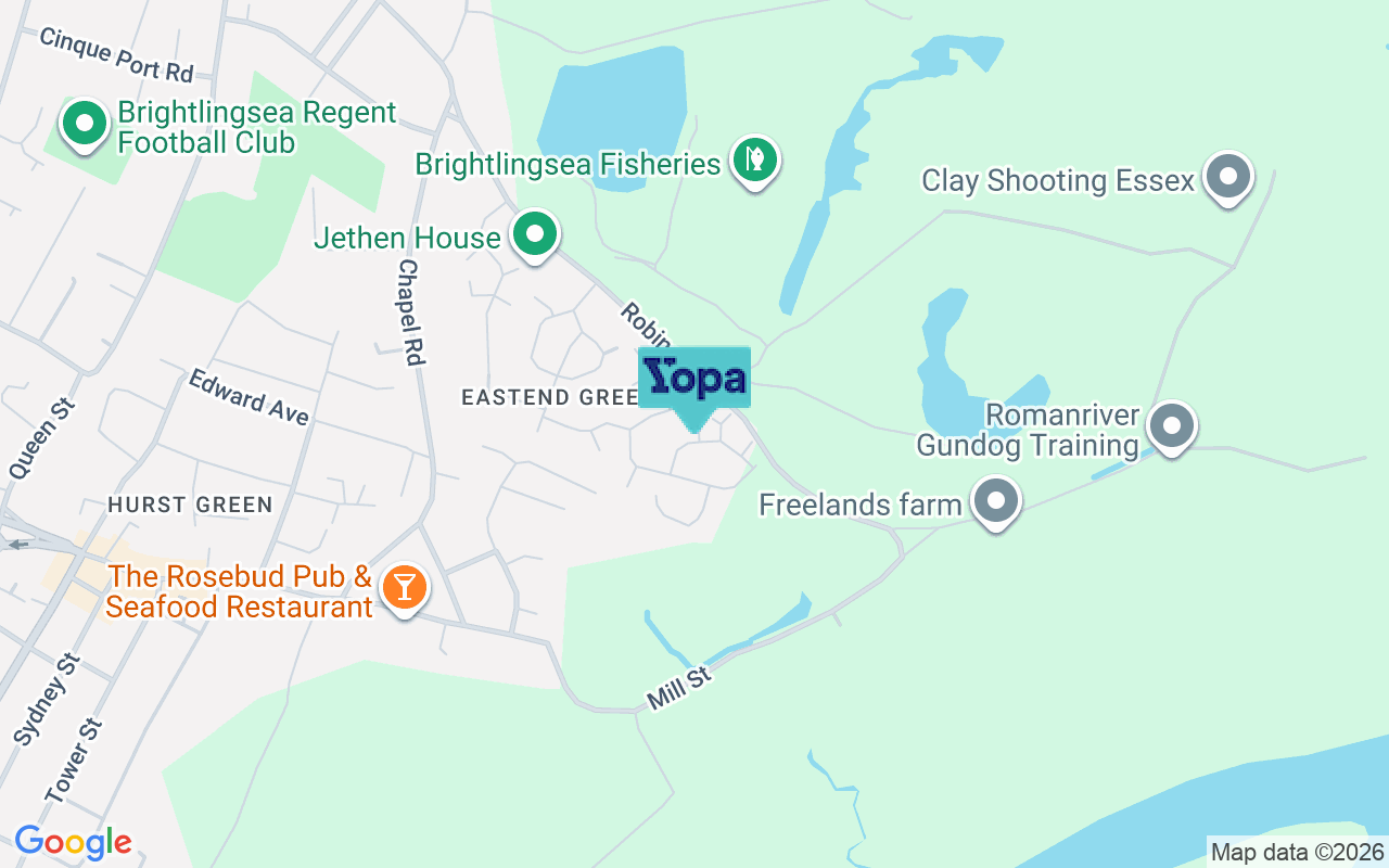 Map showing the location of CO7 0FZ
