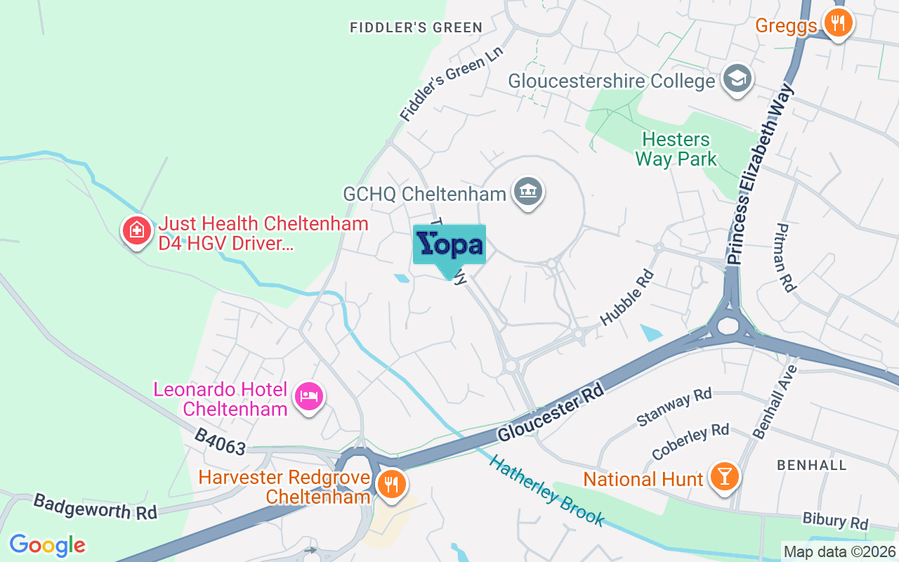 Map showing the location of GL51 0GE