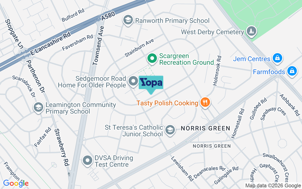 Map showing the location of L11 3BT