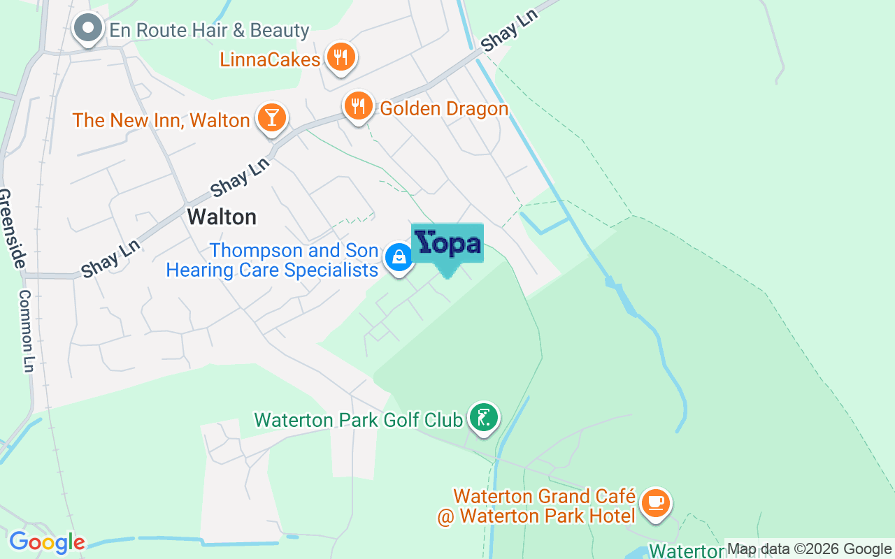 Map showing the location of WF2 6UE