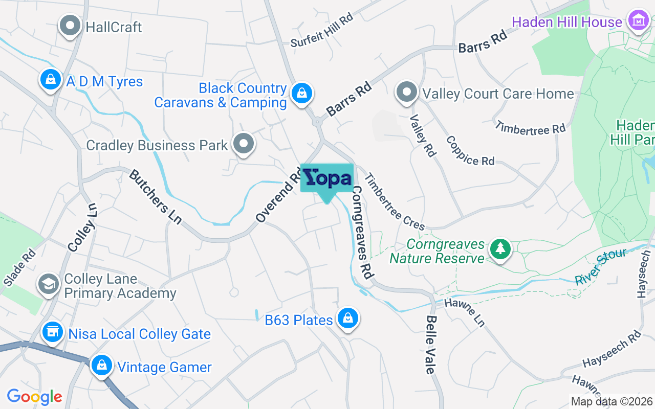 Map showing the location of B63 2TQ