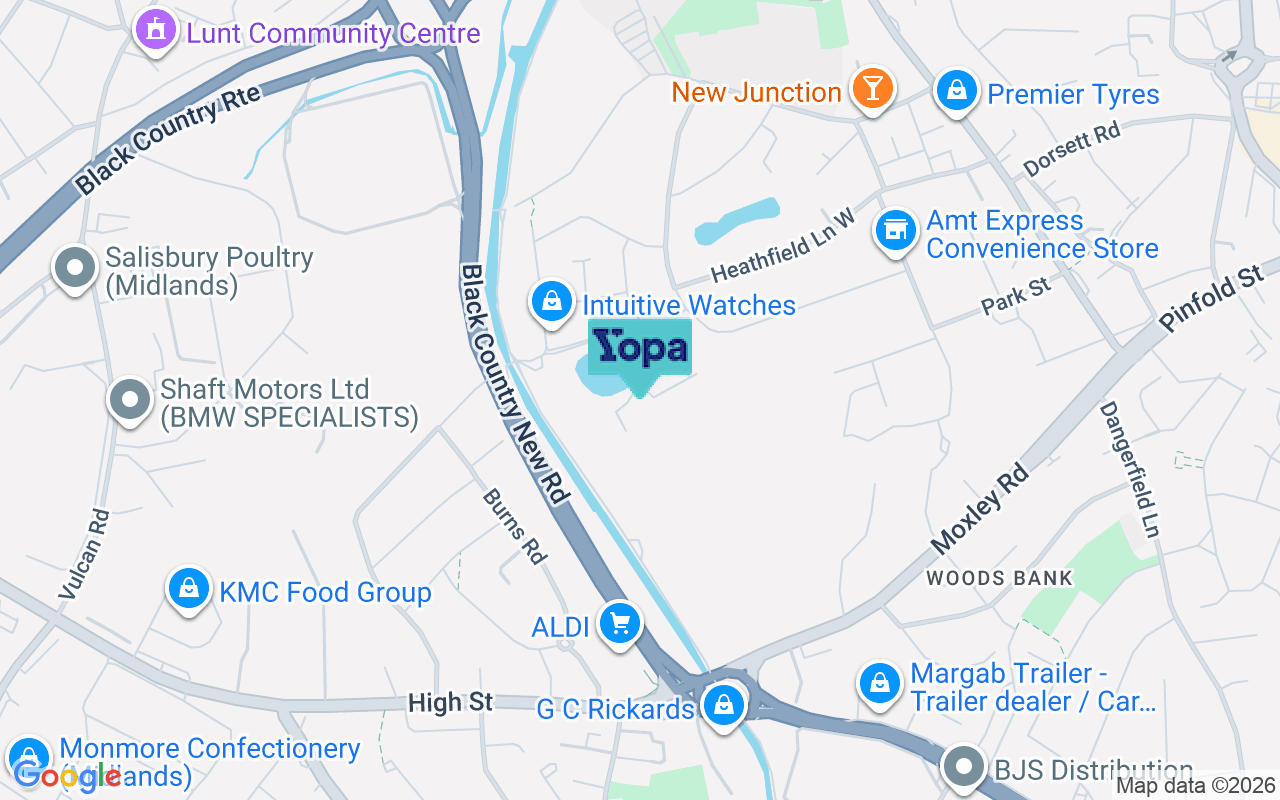 Map showing the location of WS10 8WF