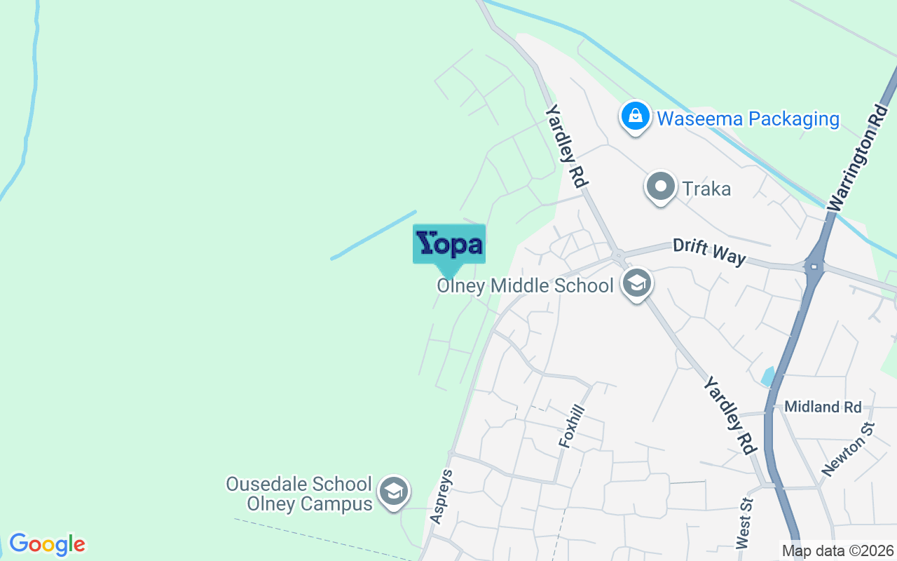 Map showing the location of MK46 5GB