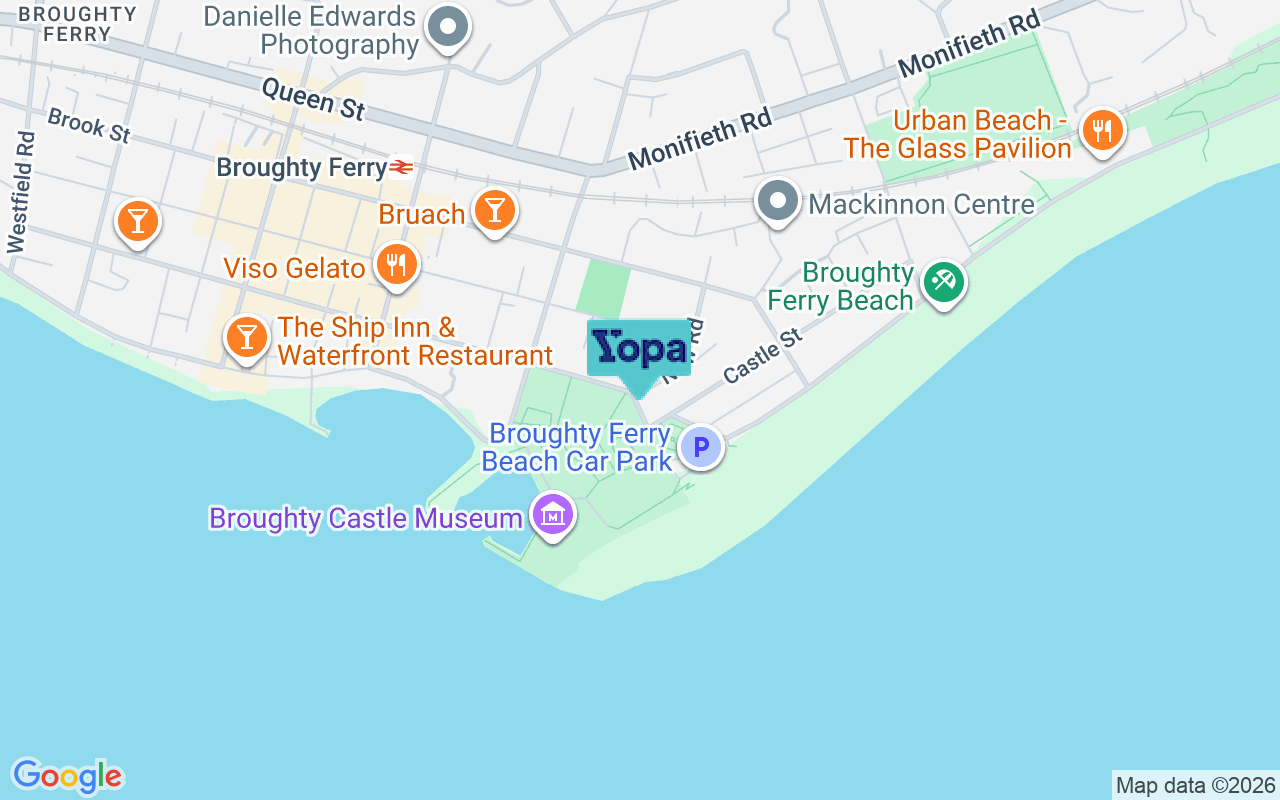 Map showing the location of DD5 2EH