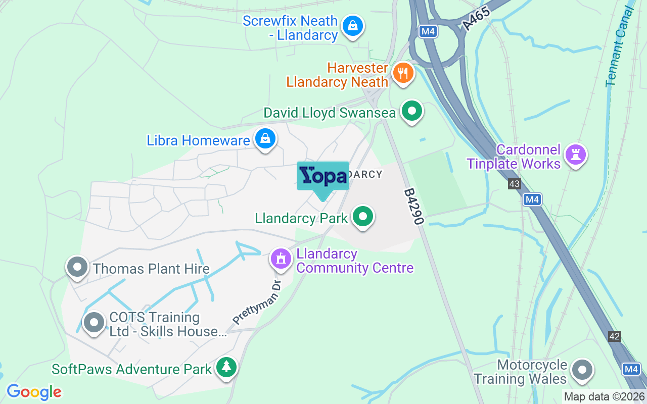 Map showing the location of SA10 6FH