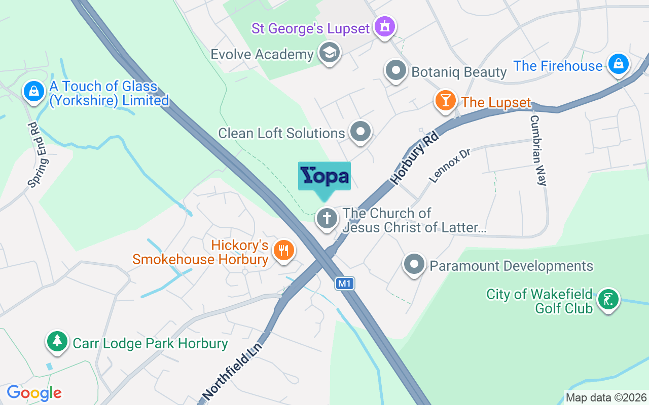 Map showing the location of WF2 8JH