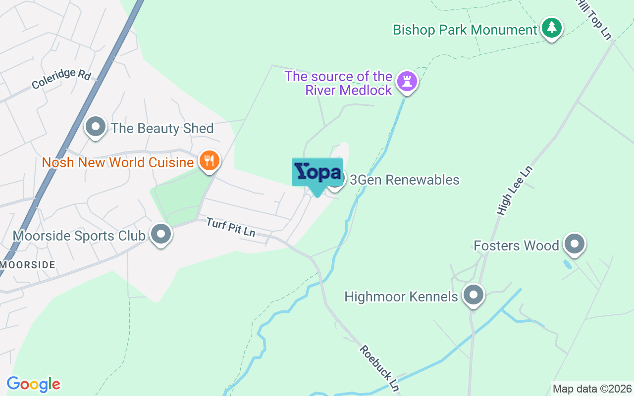 Map showing the location of OL4 2LZ