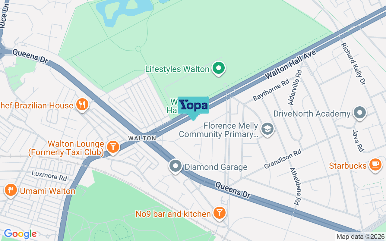 Map showing the location of L4 9US