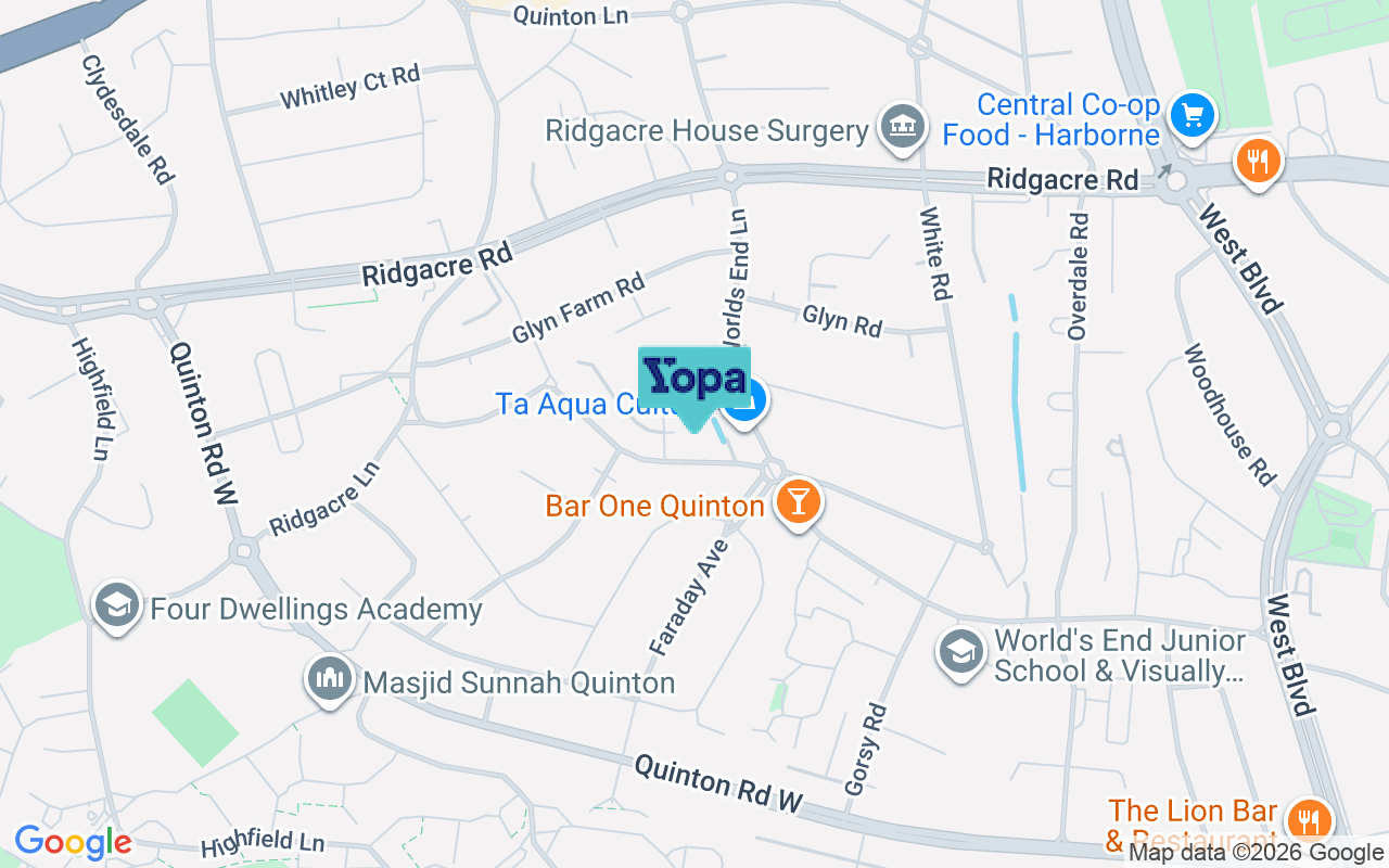 Map showing the location of B32 1LL