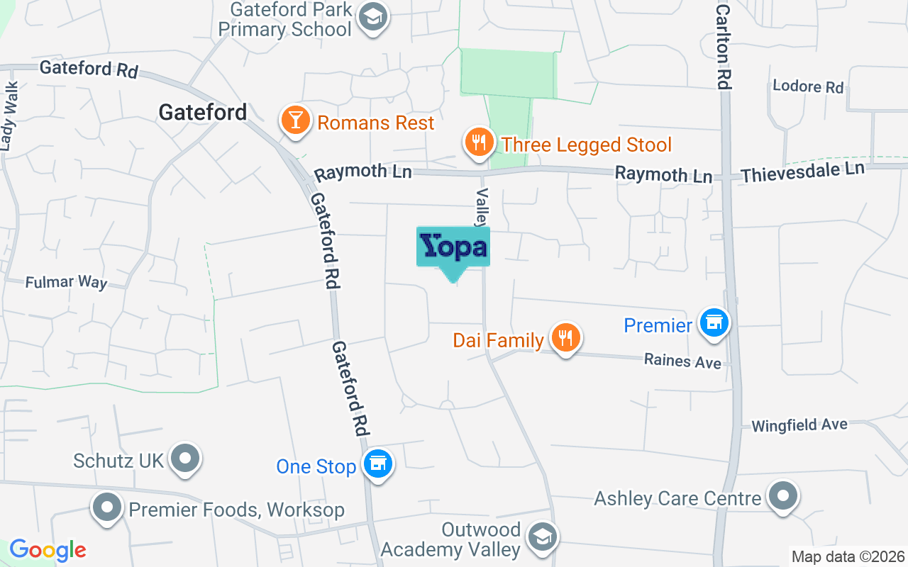 Map showing the location of S81 7FN