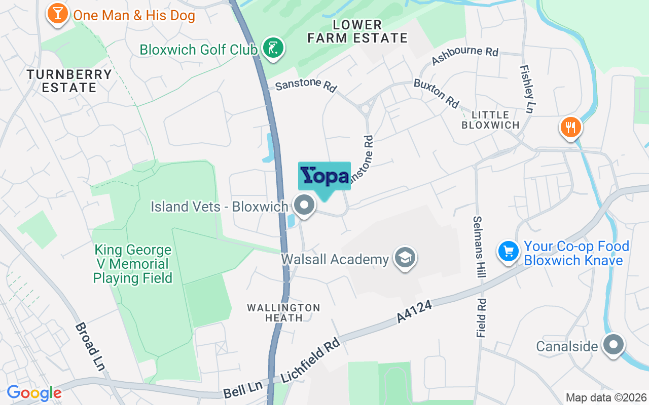 Map showing the location of WS3 3RF