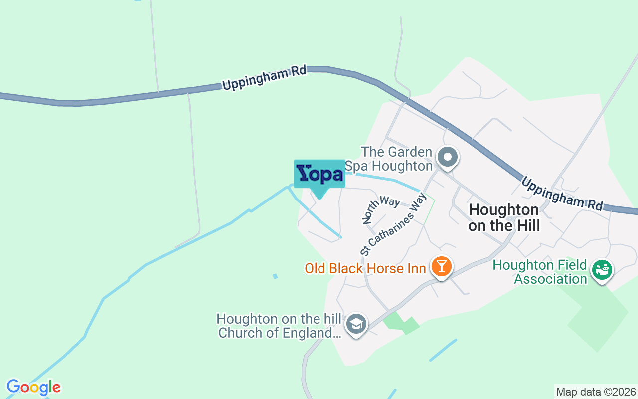 Map showing the location of LE7 9LX