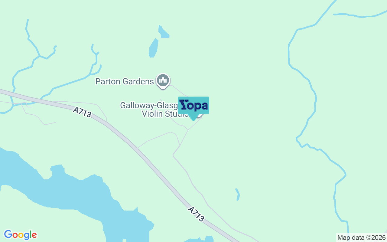 Map showing the location of DG7 3NB