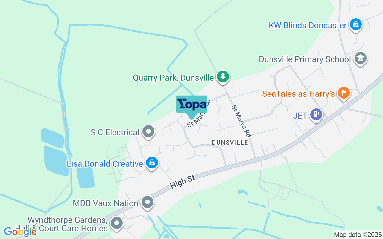 Map showing the location of DN7 4EU
