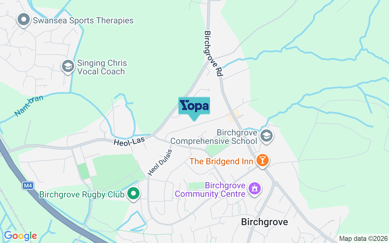 Map showing the location of SA7 9DY