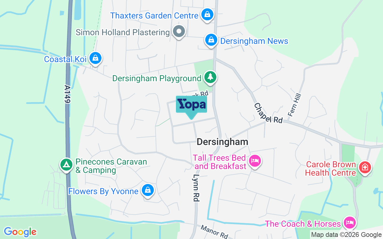 Map showing the location of PE31 6HL