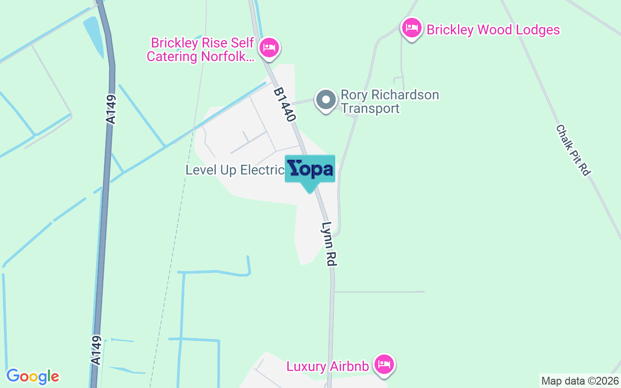 Map showing the location of PE31 6NG