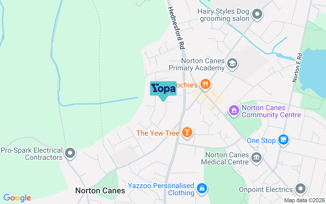 Map showing the location of WS11 9TN