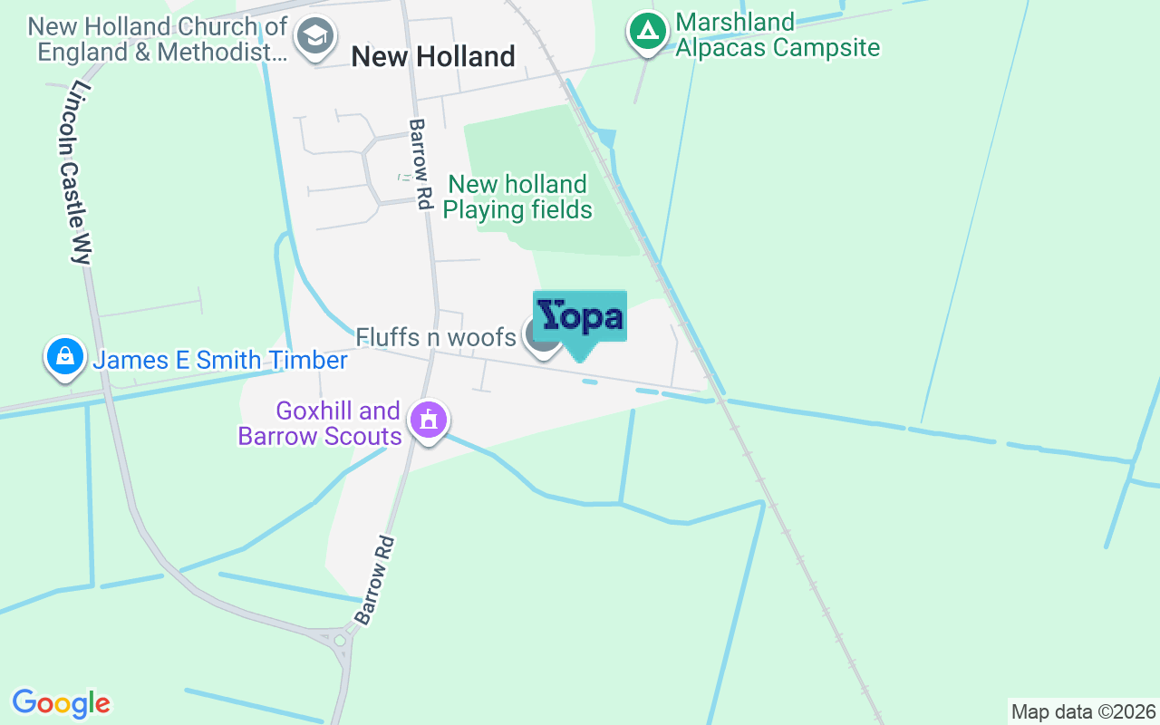 Map showing the location of DN19 7PS