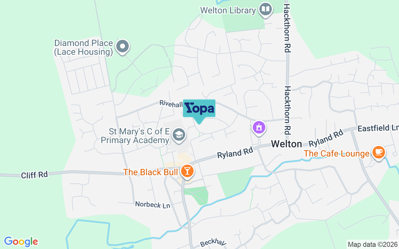 Map showing the location of LN2 3LN