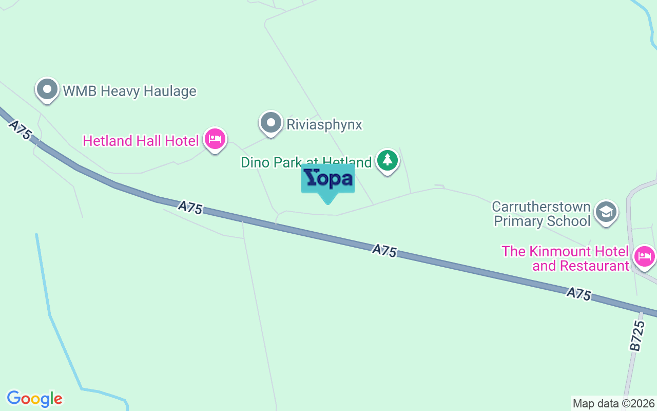 Map showing the location of DG1 4JX