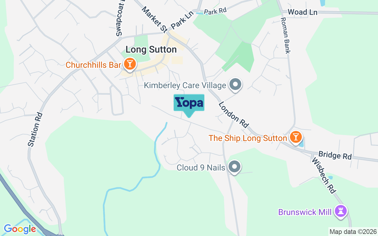 Map showing the location of PE12 9BD