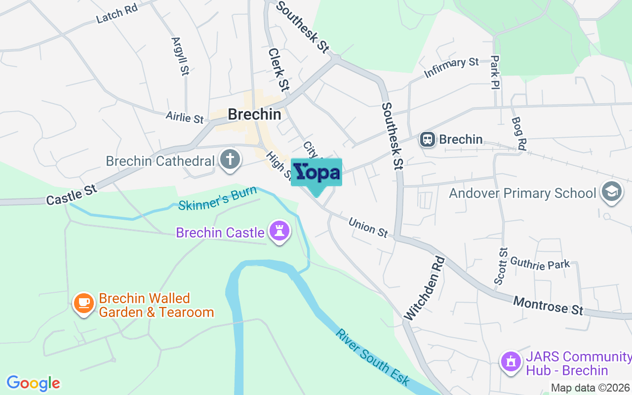 Map showing the location of DD9 6HF