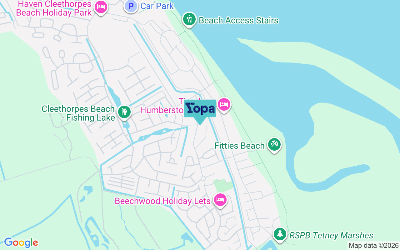 Map showing the location of DN36 4HA