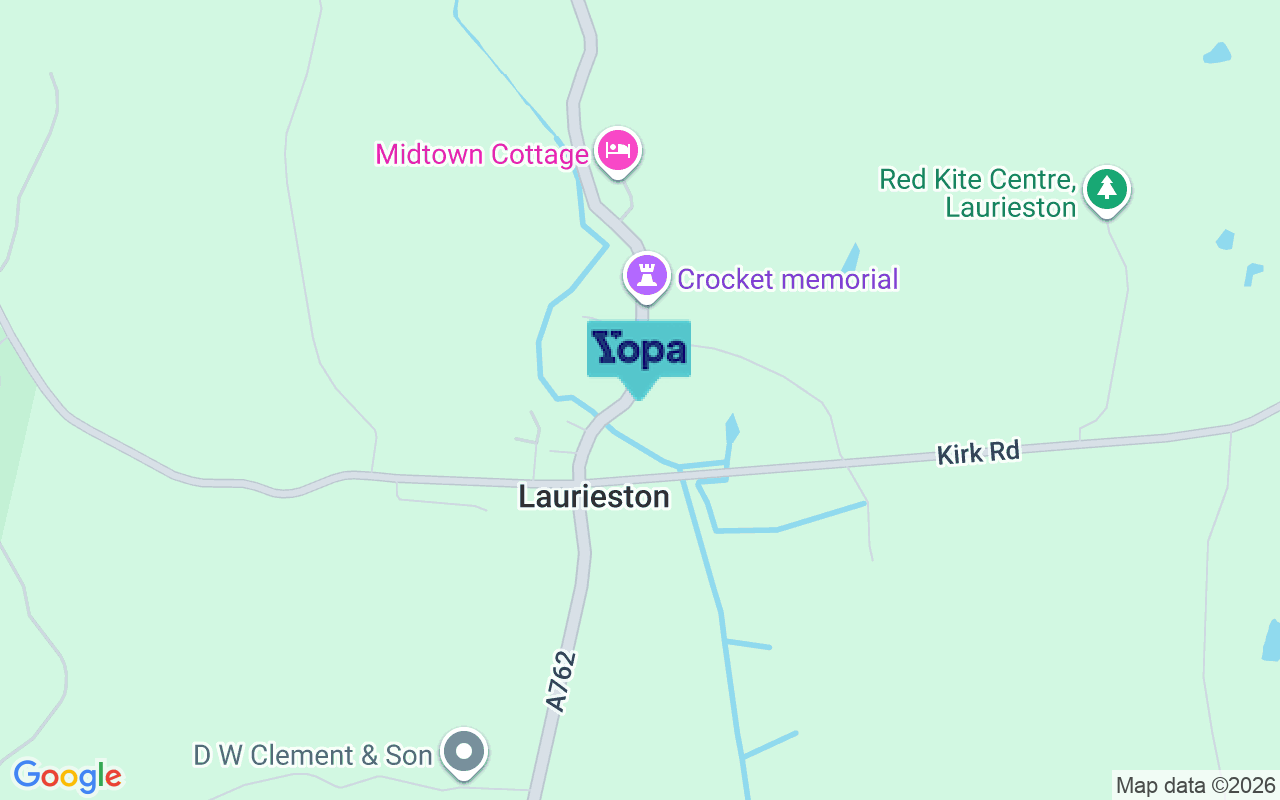 Map showing the location of DG7 2PW