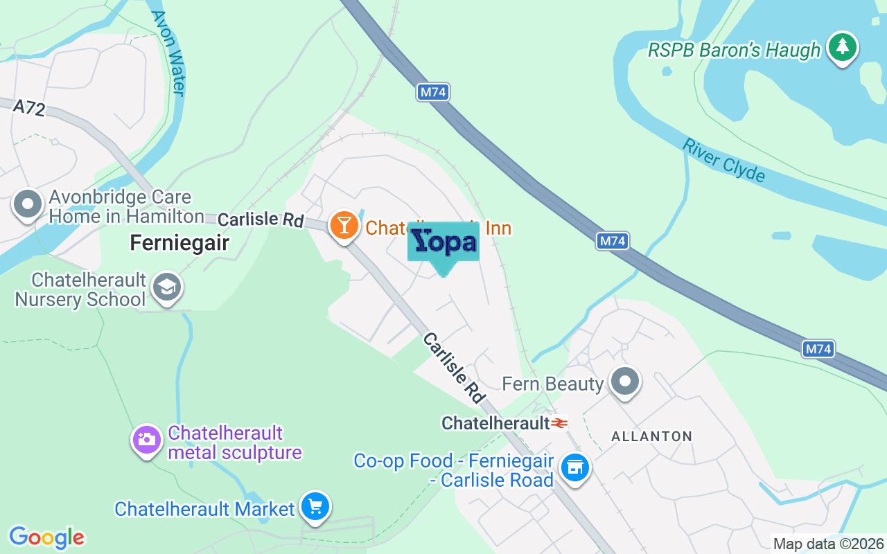 Map showing the location of ML3 7FP