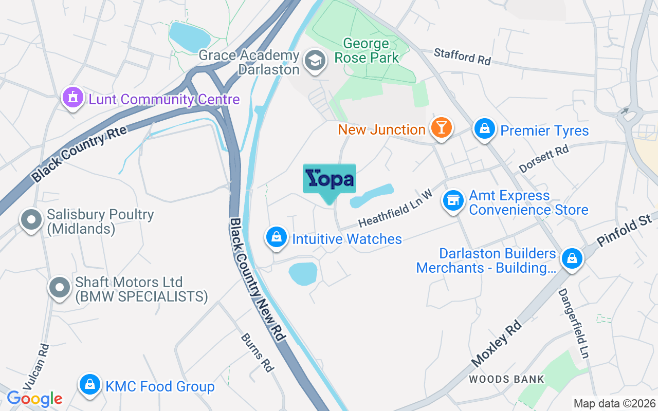 Map showing the location of WS10 8QG
