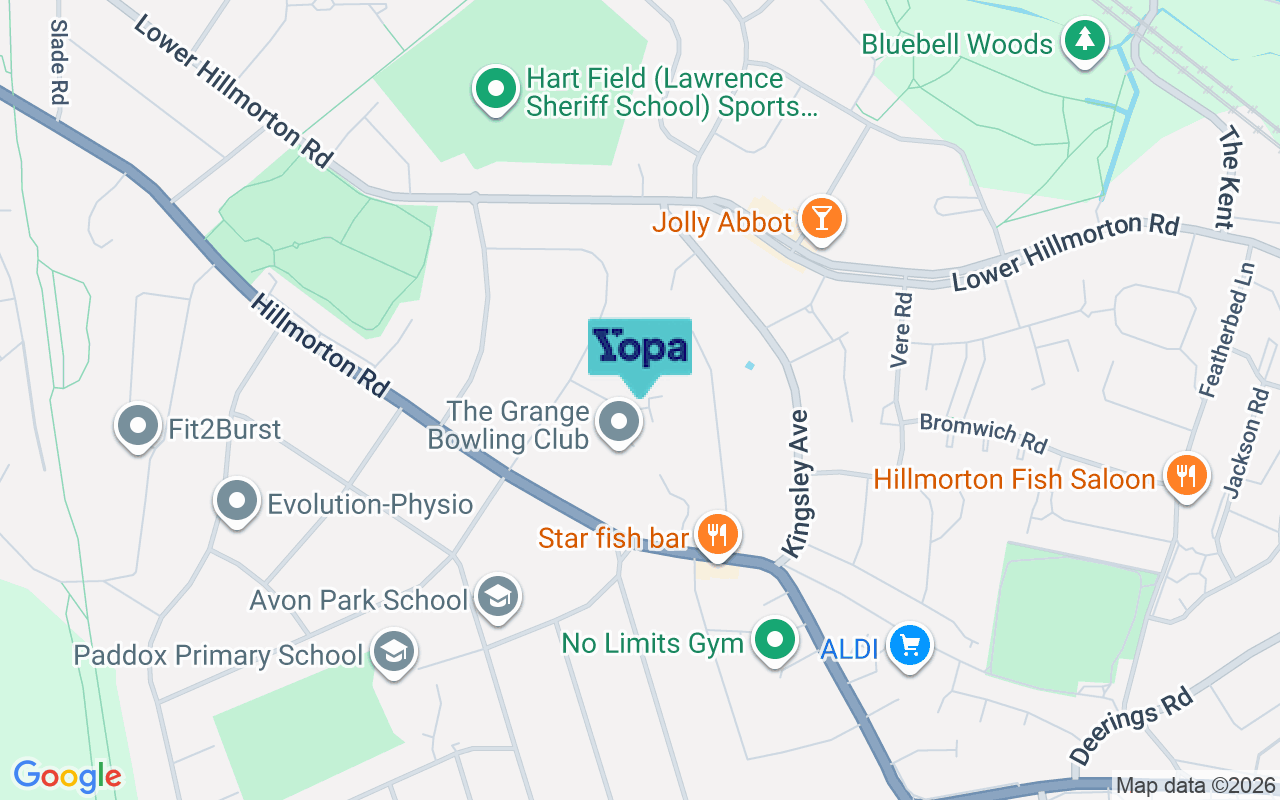Map showing the location of CV21 3UH