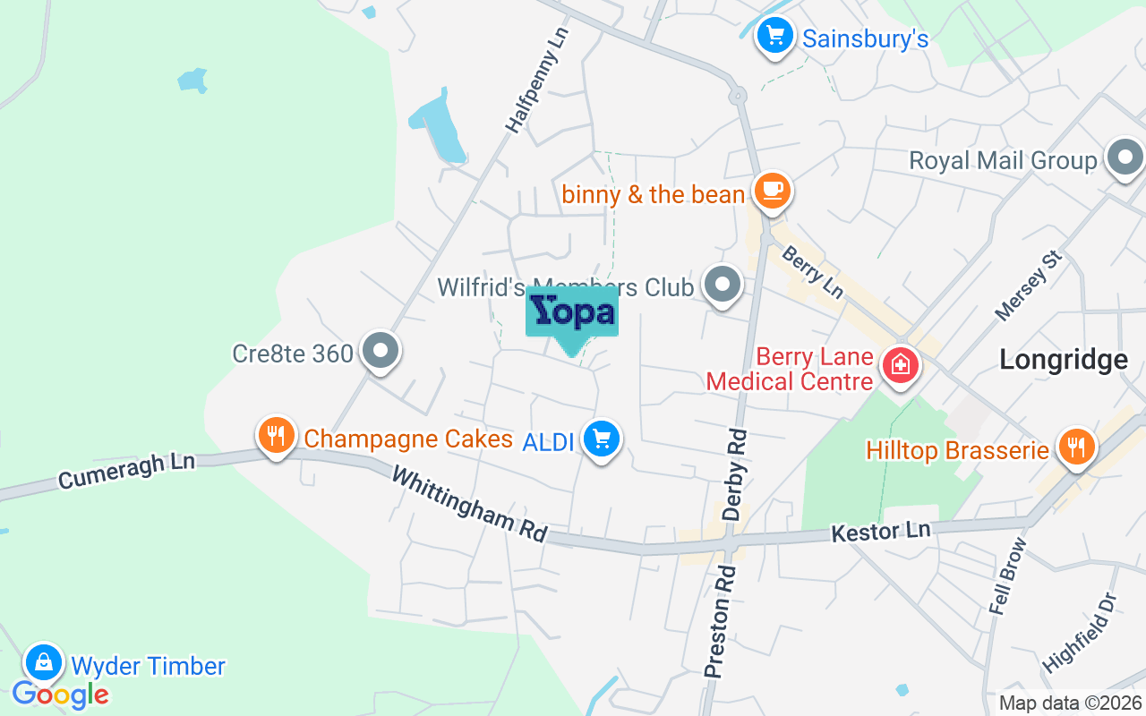 Map showing the location of PR3 2DD