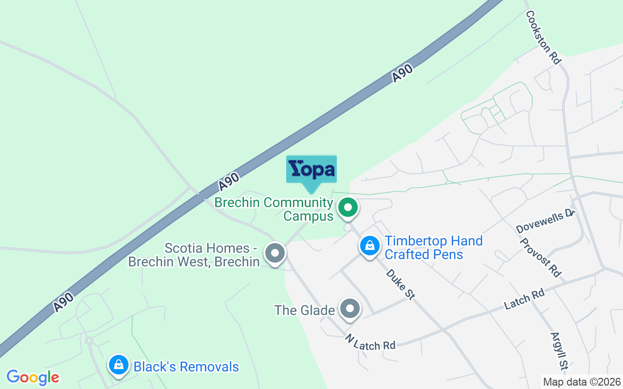 Map showing the location of DD9 6JD