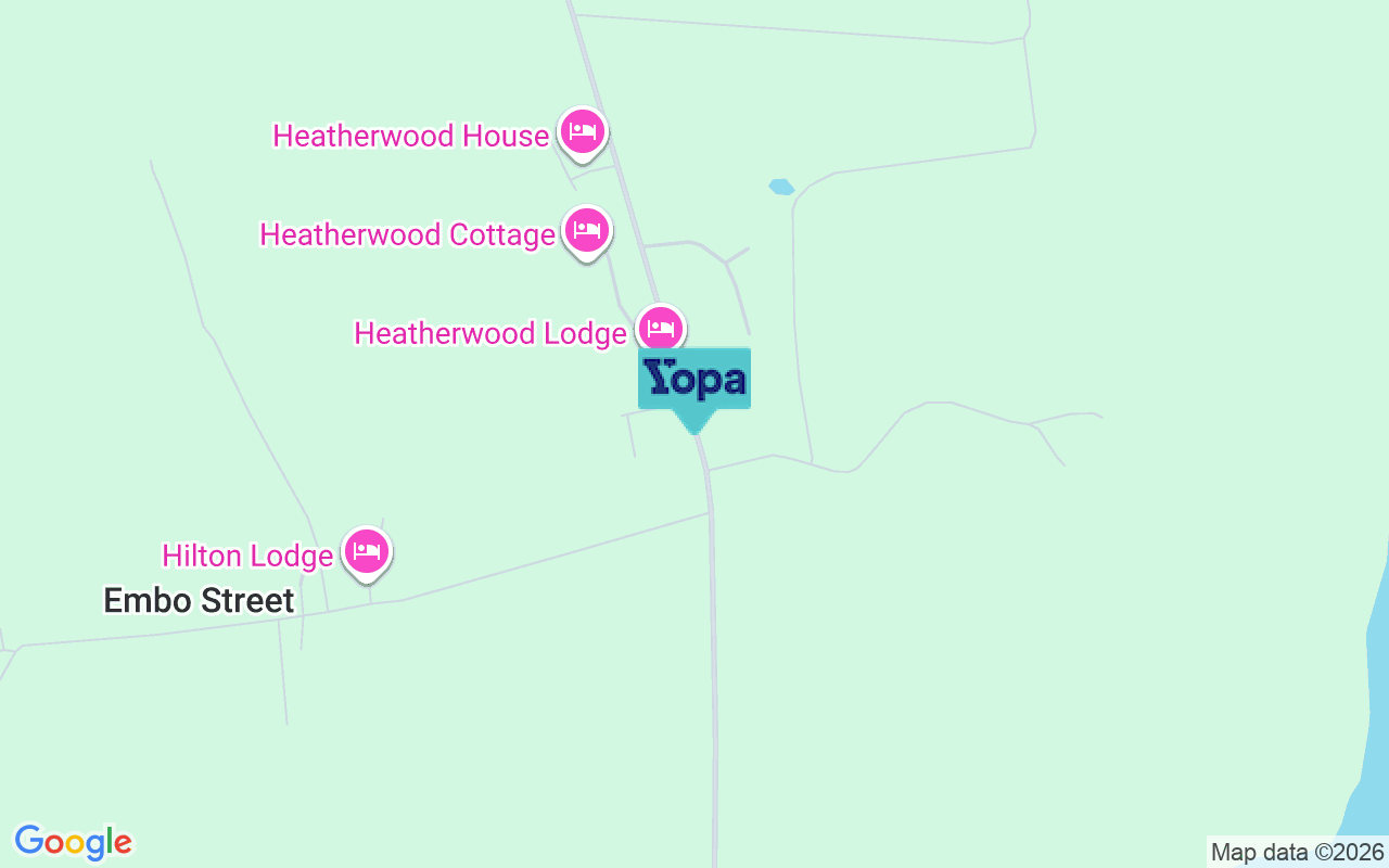 Map showing the location of IV25 3PW