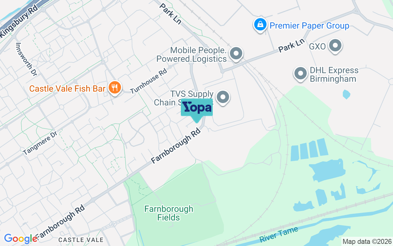 Map showing the location of B35 7NR