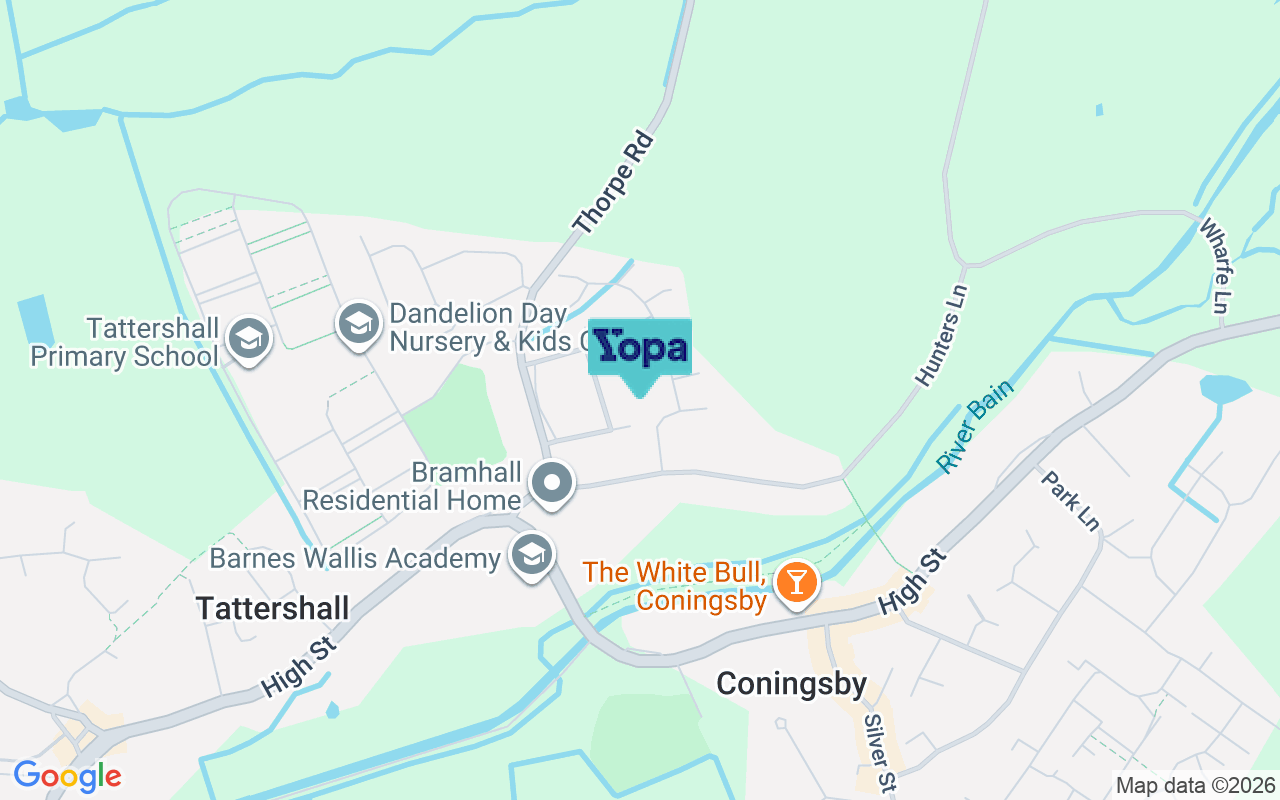 Map showing the location of LN4 4GJ