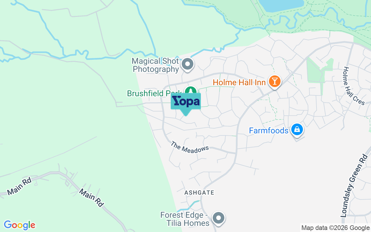 Map showing the location of S40 4XU