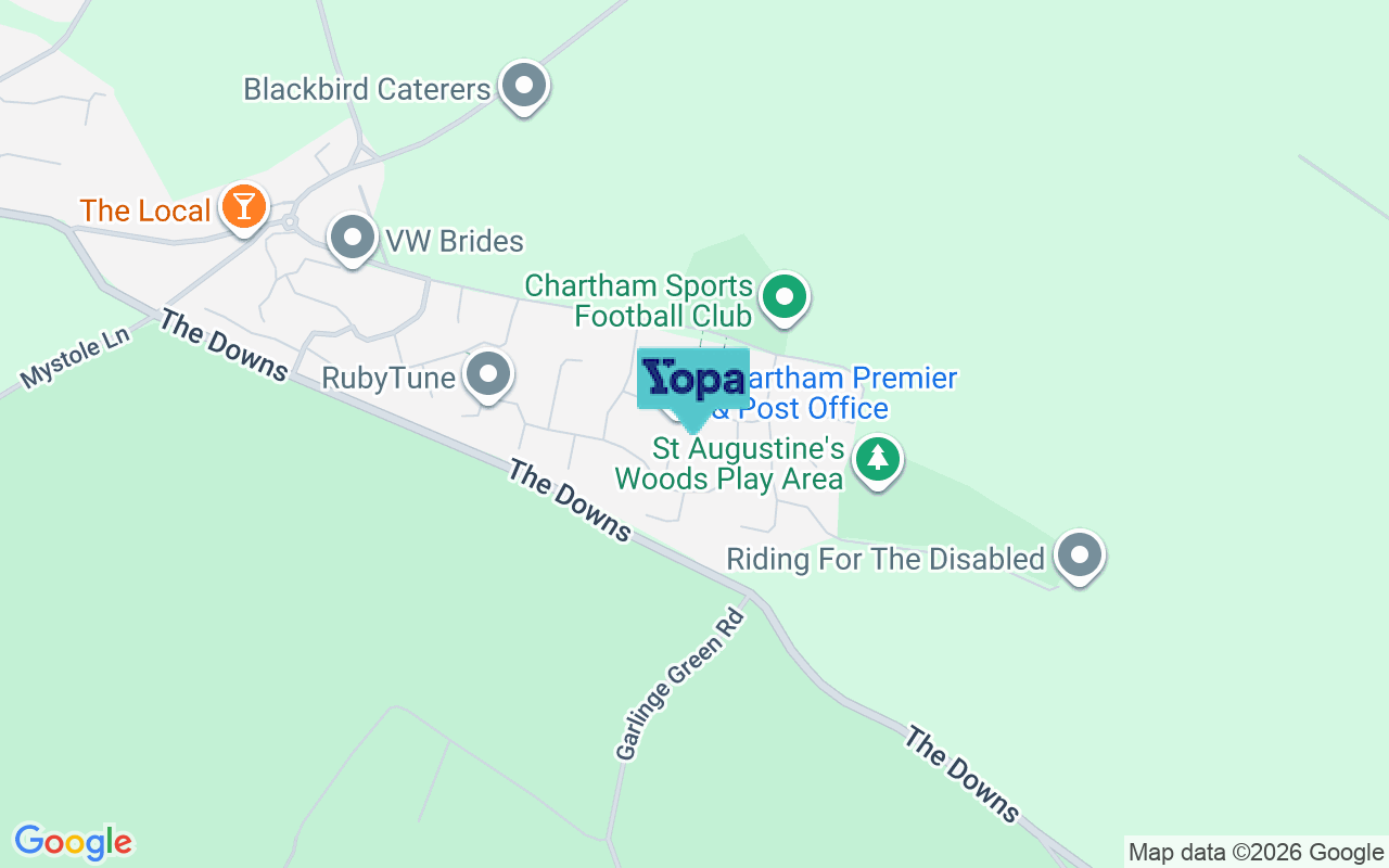 Map showing the location of CT4 7TZ