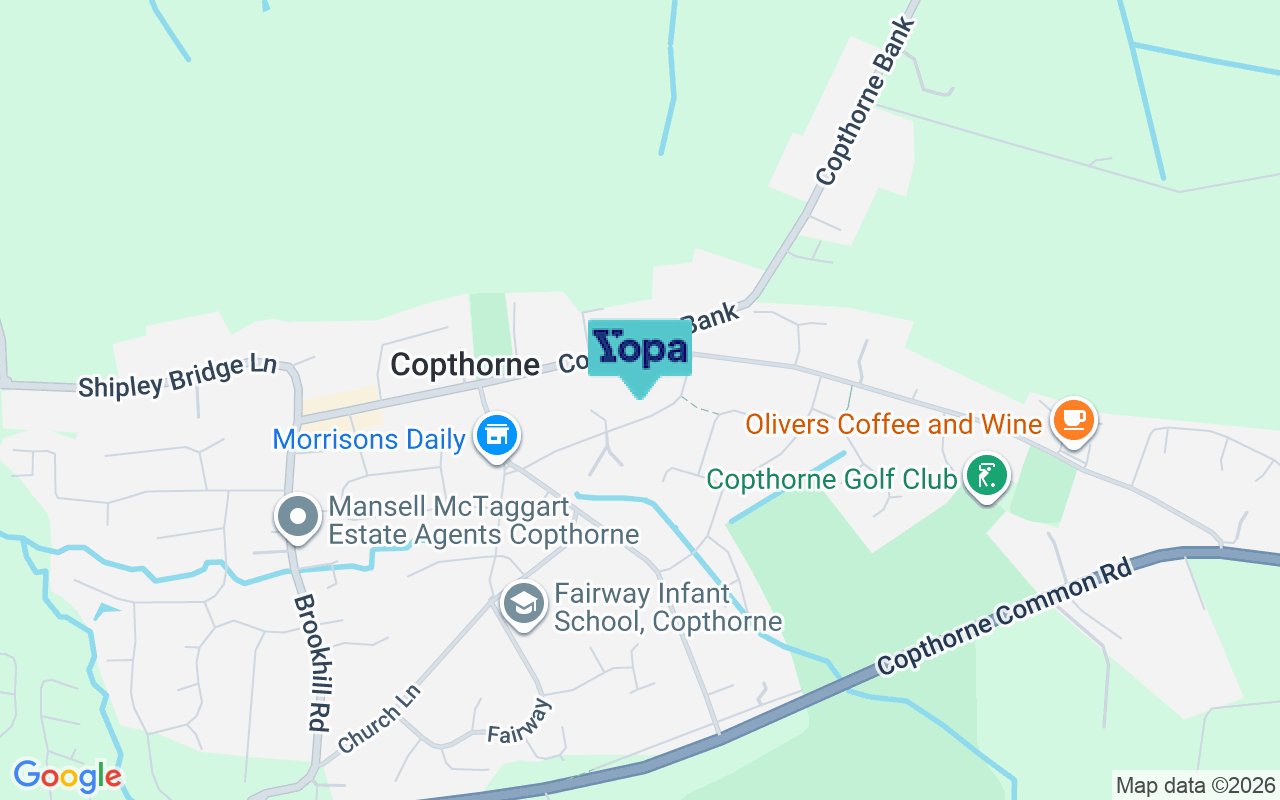 Map showing the location of RH10 3RD