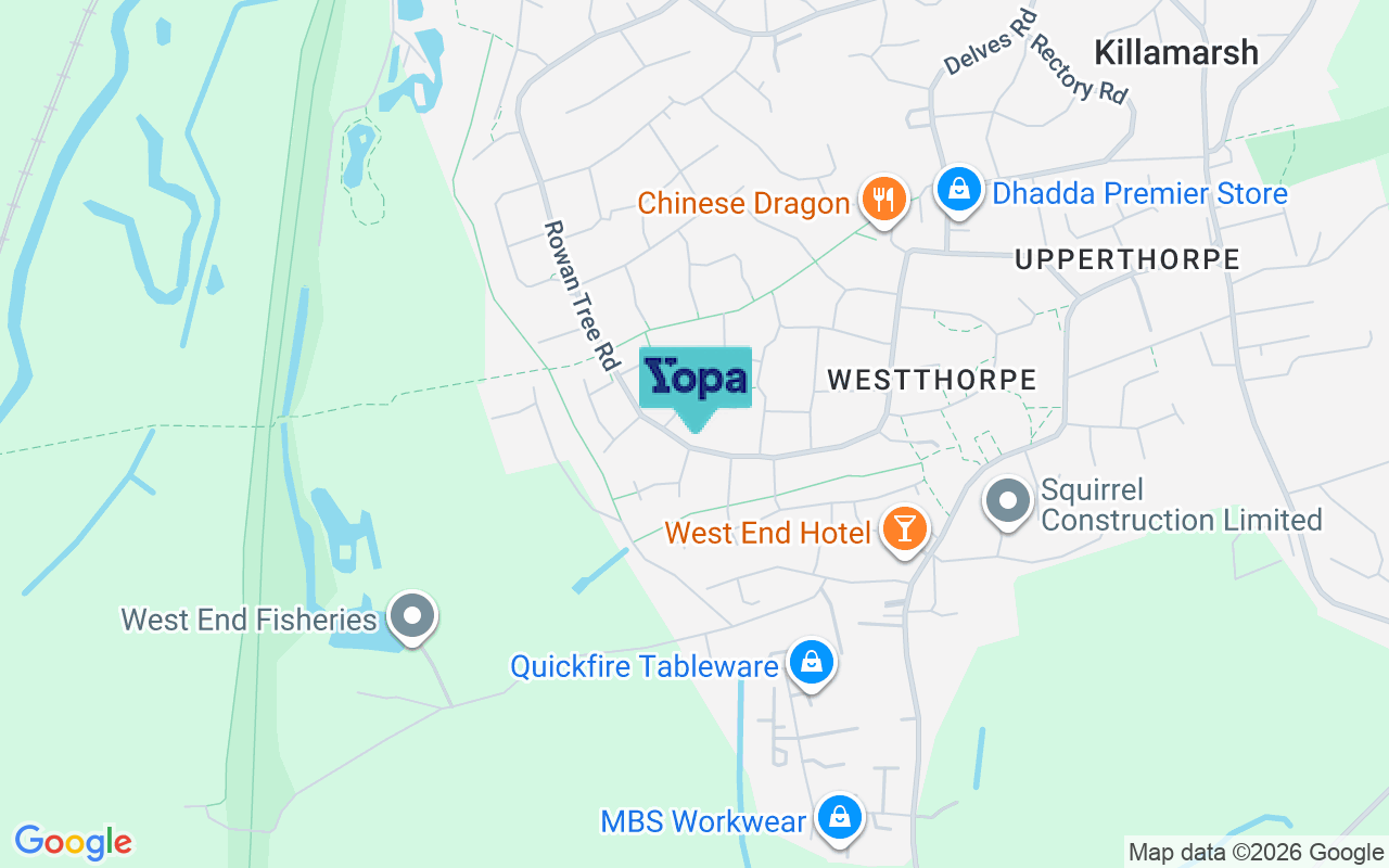 Map showing the location of S21 1GP