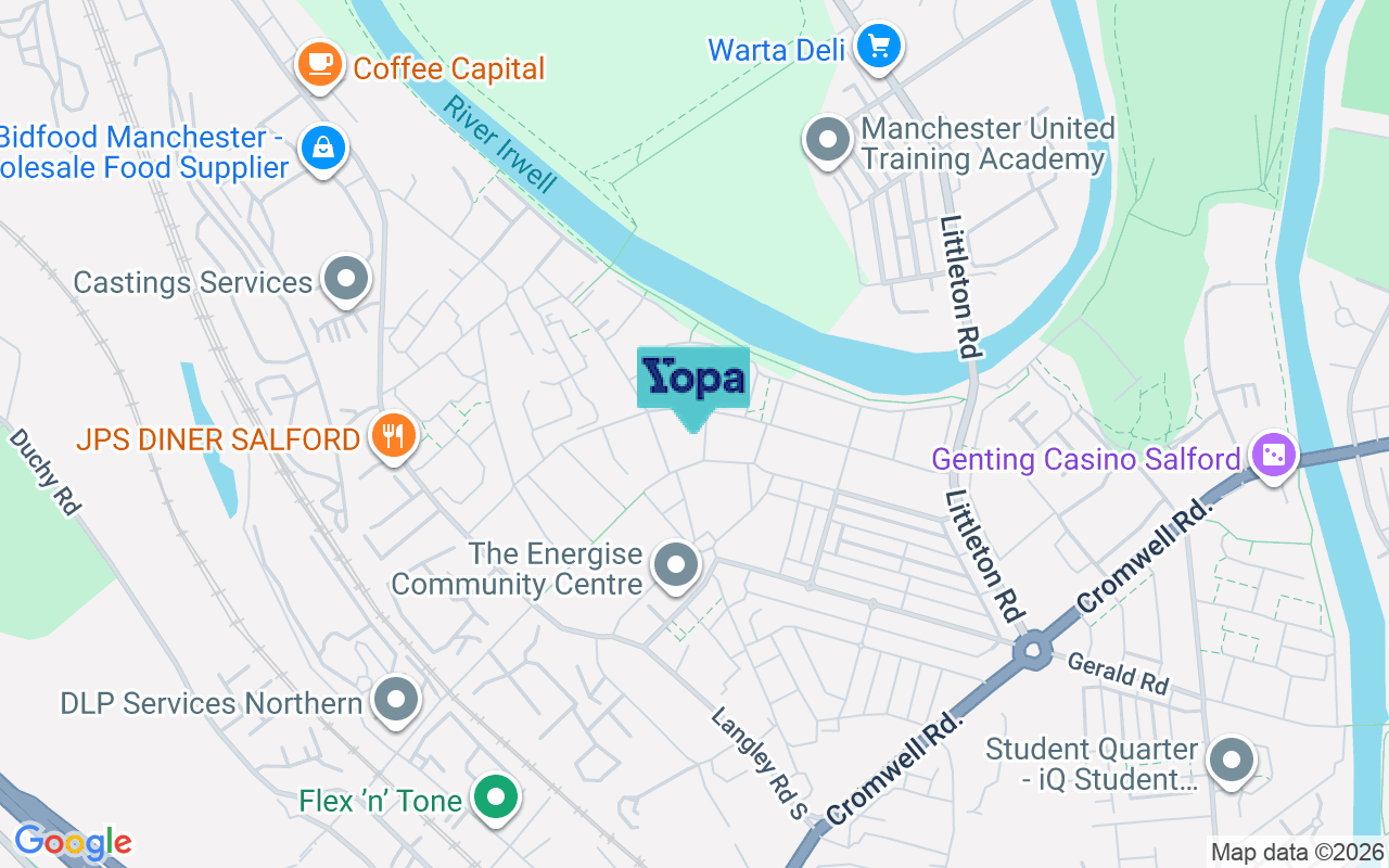 Map showing the location of M6 6GX