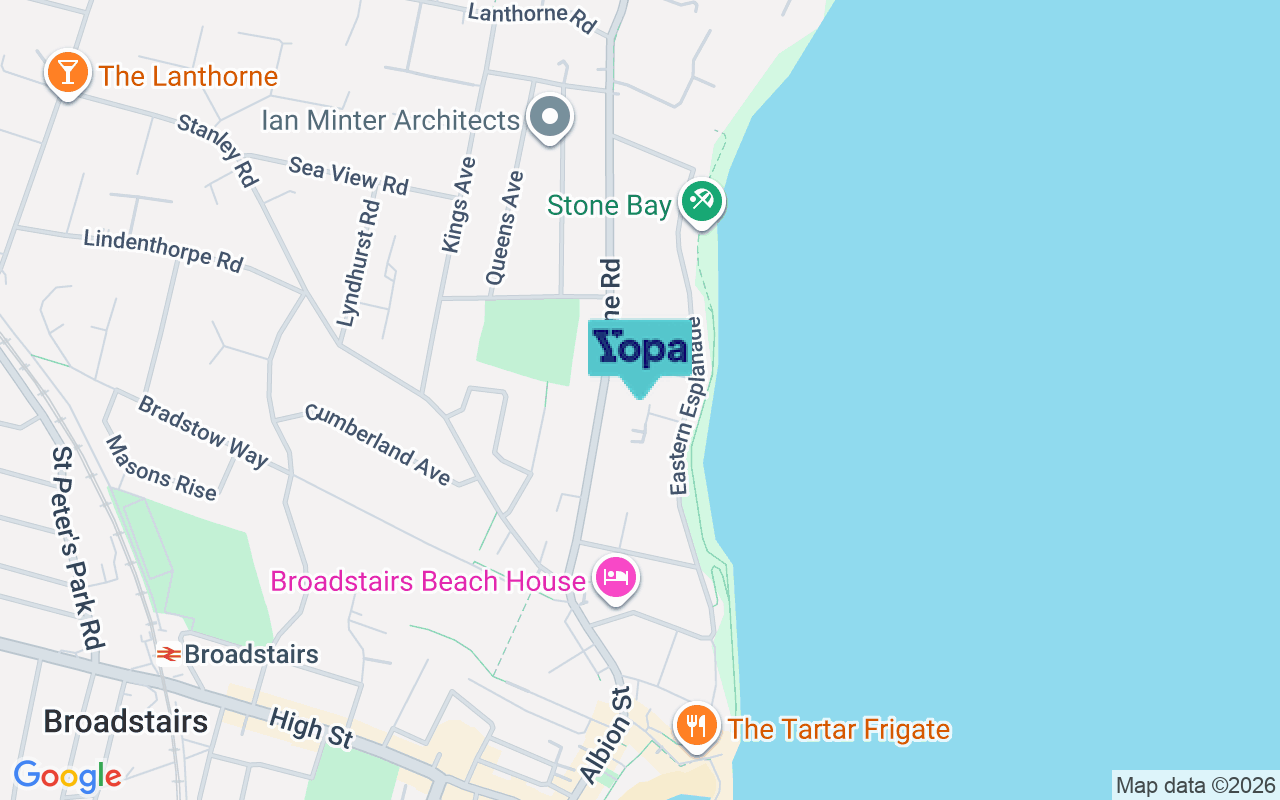 Map showing the location of CT10 1DS