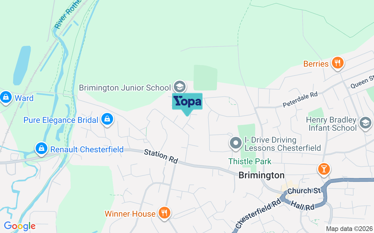Map showing the location of S43 1JZ